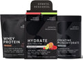 Creatine Monohydrate, Electrolytes Variety Packets and Whey Protein Isolate O5026