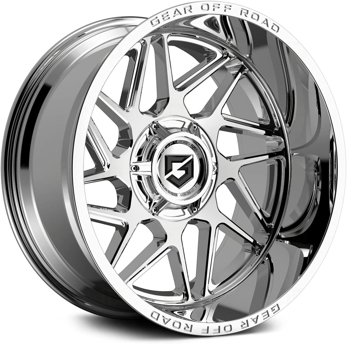22x10 6x135/6x5.5" +10mm Chrome Wheel Rim 22" Q725