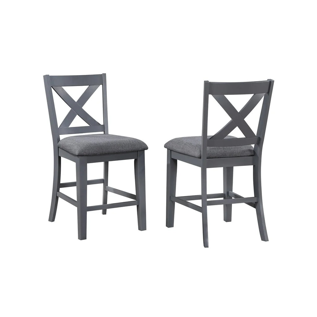 X-Back Pub Chairs Set of 2 C67197