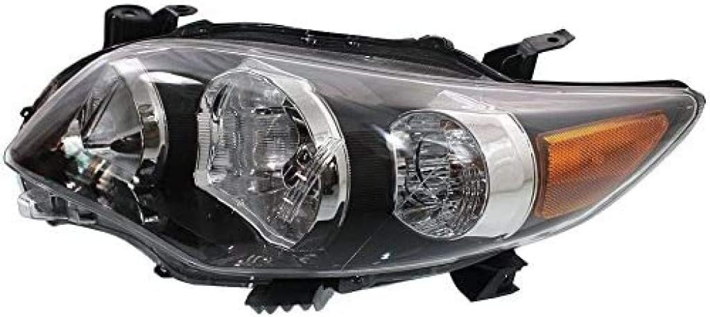 For Toyota Corolla Headlight 2011 2012 2013 Driver Side with Bulbs G953274