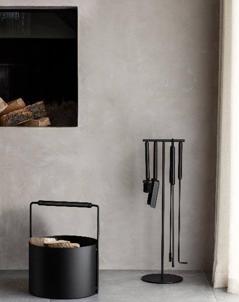 Black Firewood Basket M28816