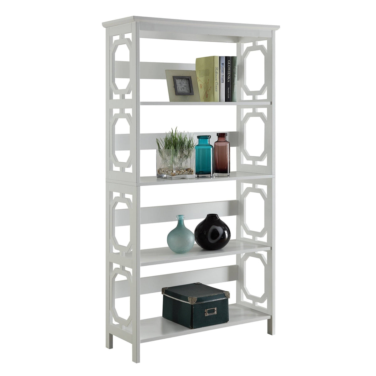5-Tier Grey Bookcase T904