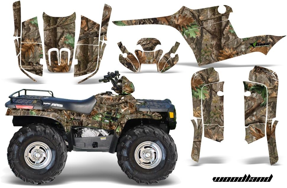 Woodland Camo ATV Graphics Kit Sticker Decal V397