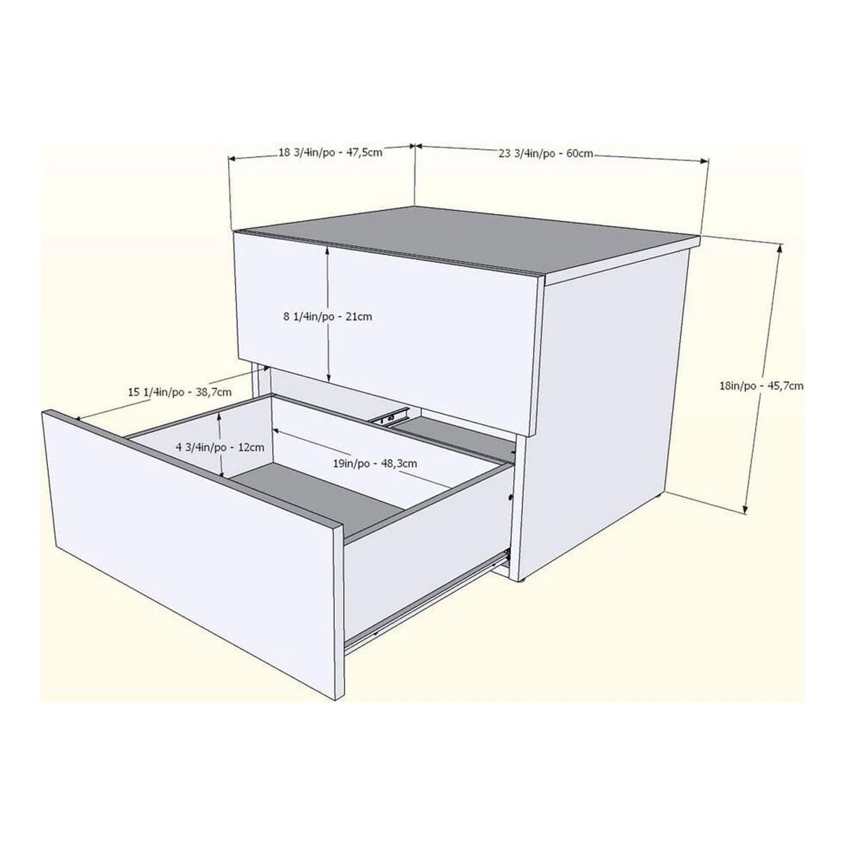 Queen Size Bedroom Set Natural Maple and White W666