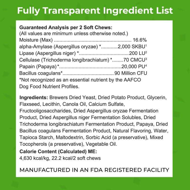 Dog Probiotics and Digestive Enzymes T87642