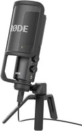 Black USB Cardioid Condenser Microphone B618859