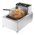 2500W 6 Liter Stainless Steel Electric Deep Fryer with Basket I847247