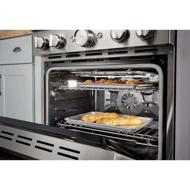 4 Burner Dual Fuel Freestanding Smart Range in Stainless Steel W791