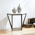 White Marble Top End Table Y99156