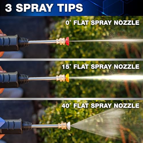 Portable Cordless Pressure Washer with 6-in-1 Nozzle Z867687