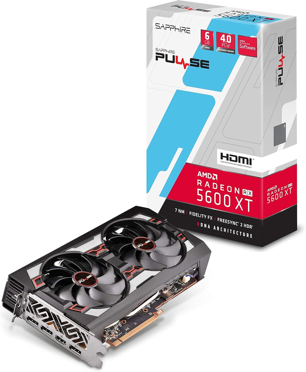 Radeon Pulse RX 5600 XT 6GB GDDR6 Graphics Card S844