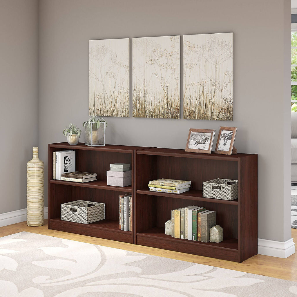 2 Shelf Bookcase Set of 2 Z458695