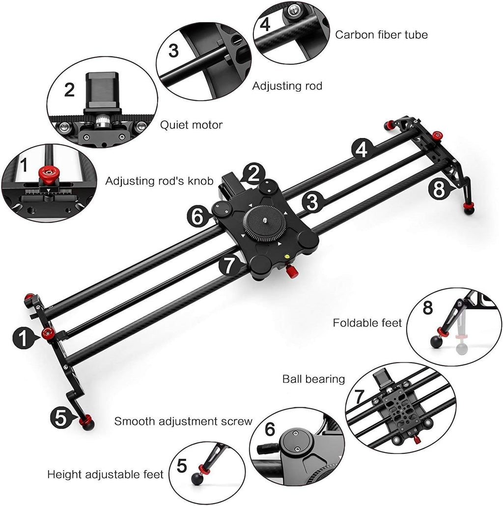 31 80cm Camera Slider Rail System U653