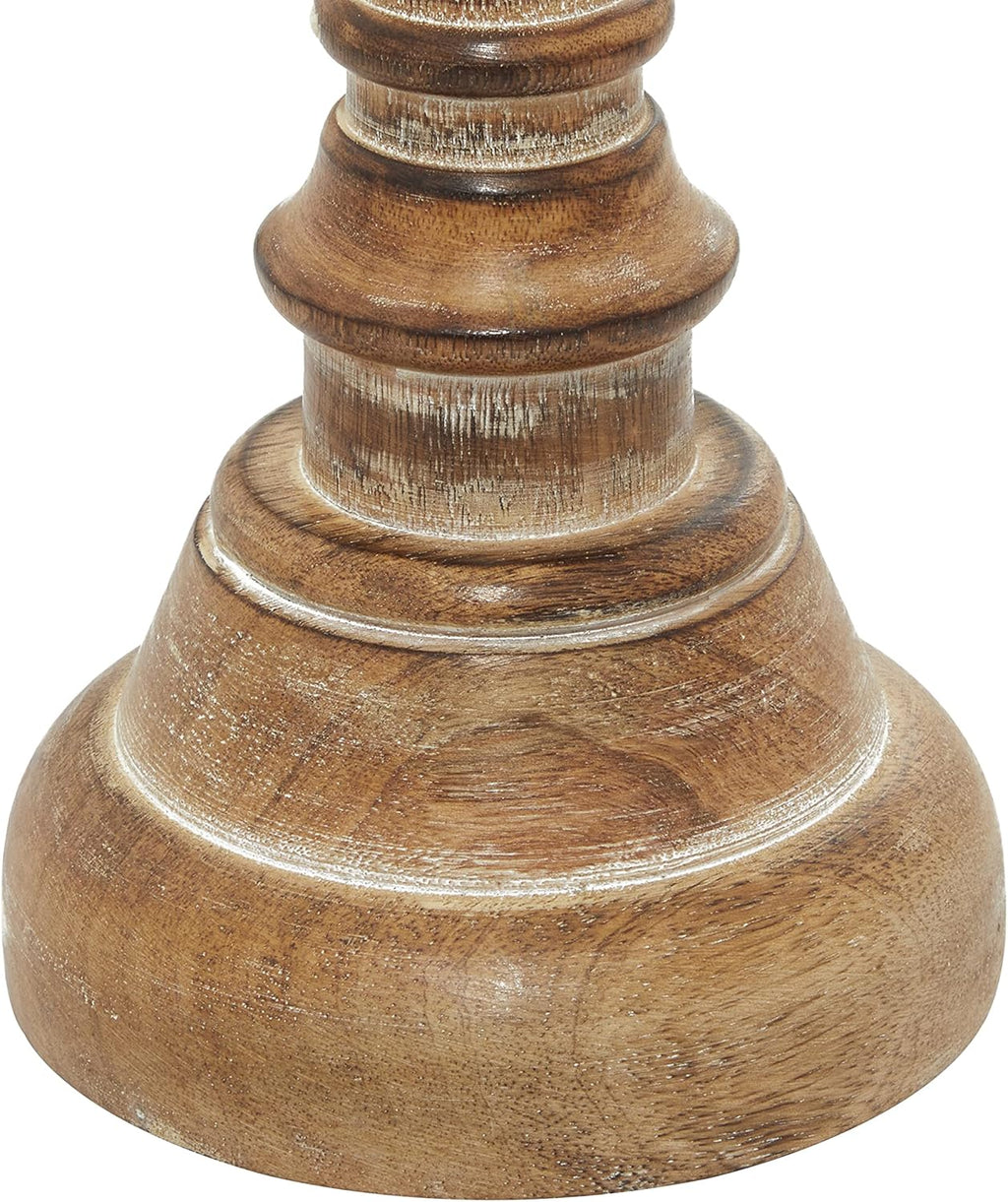 Wooden Candle Stand, Set of 3 Pack of 2 G179