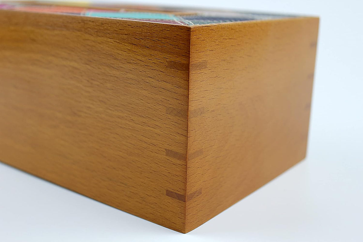 Rectangular Solid Wood Tissue Box Cover with Magnetic Lid, Pack of 2 Z953