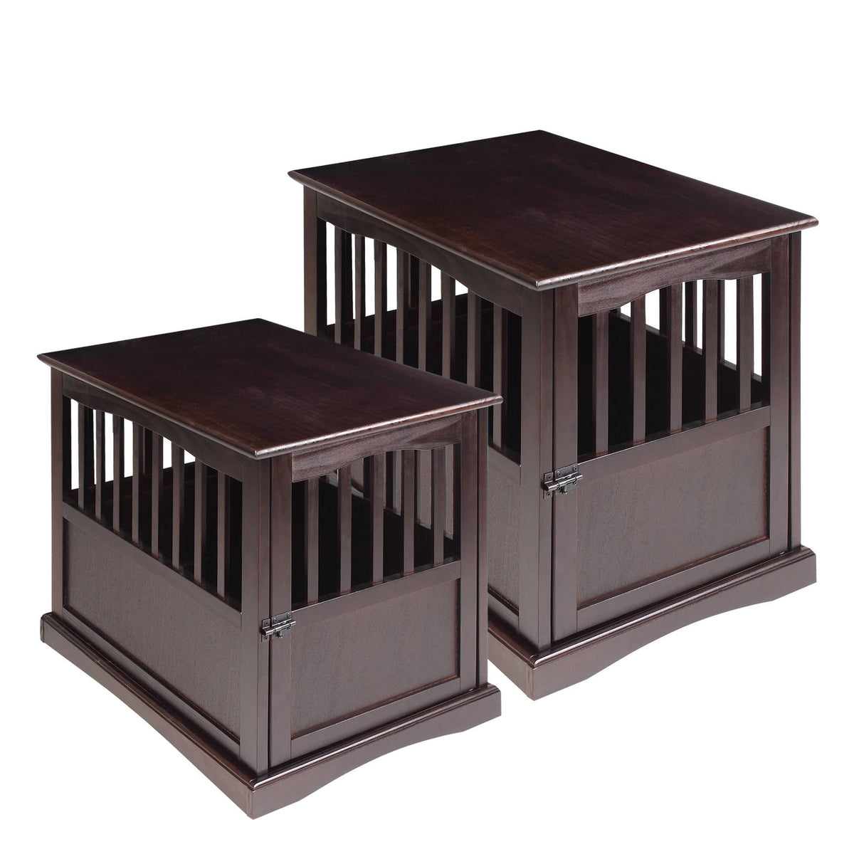 Walnut Pet Crate End Table T935
