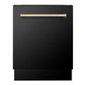 24 inch Black Stainless Steel Dishwasher U152