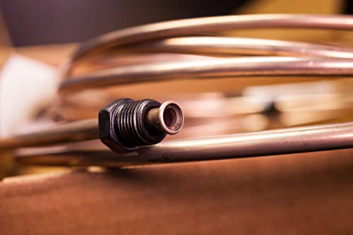 25 ft 1/4 Copper-Nickel Brake Line Tubing Coil and Fitting Kit O71508