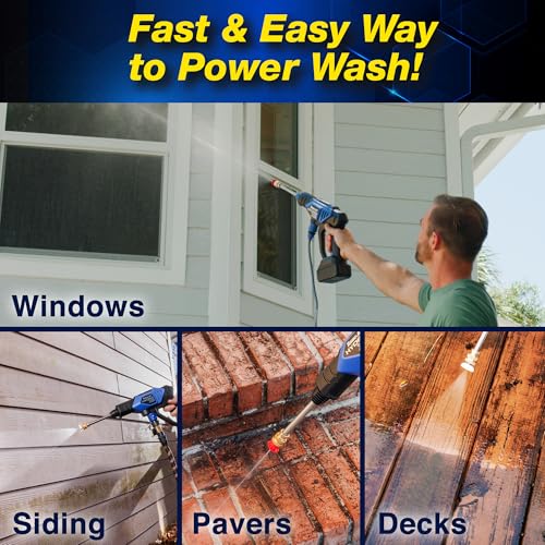 Portable Cordless Pressure Washer with 6-in-1 Nozzle Z867687