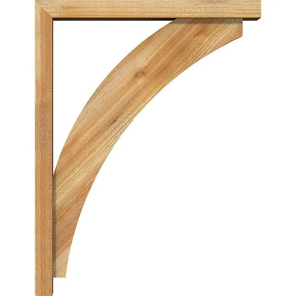 Rough Sawn Western Red Cedar Bracket with Offset Brace F85897