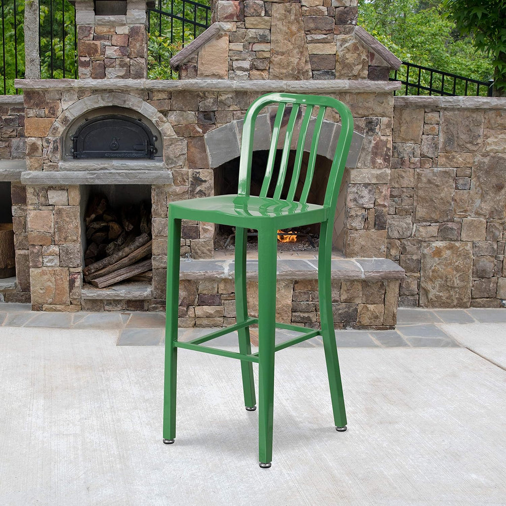 Yellow Metal Barstool C482281