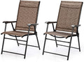 2-Pack Patio Dining Chairs with Armrest P871048