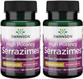 Serrazimes 20000 Units 60 Veg Capsules Enzyme 2 Pack Z66336