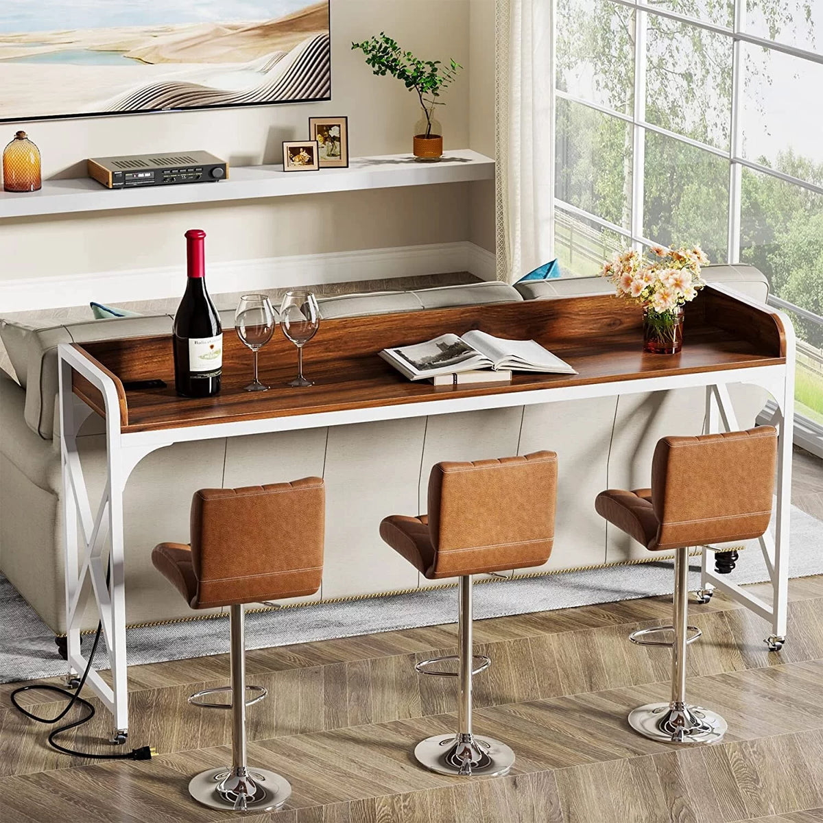 Over Bed Table with Wheels I368622