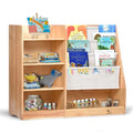 4-Tier Kids Wooden Bookshelf (Natural) Q663838