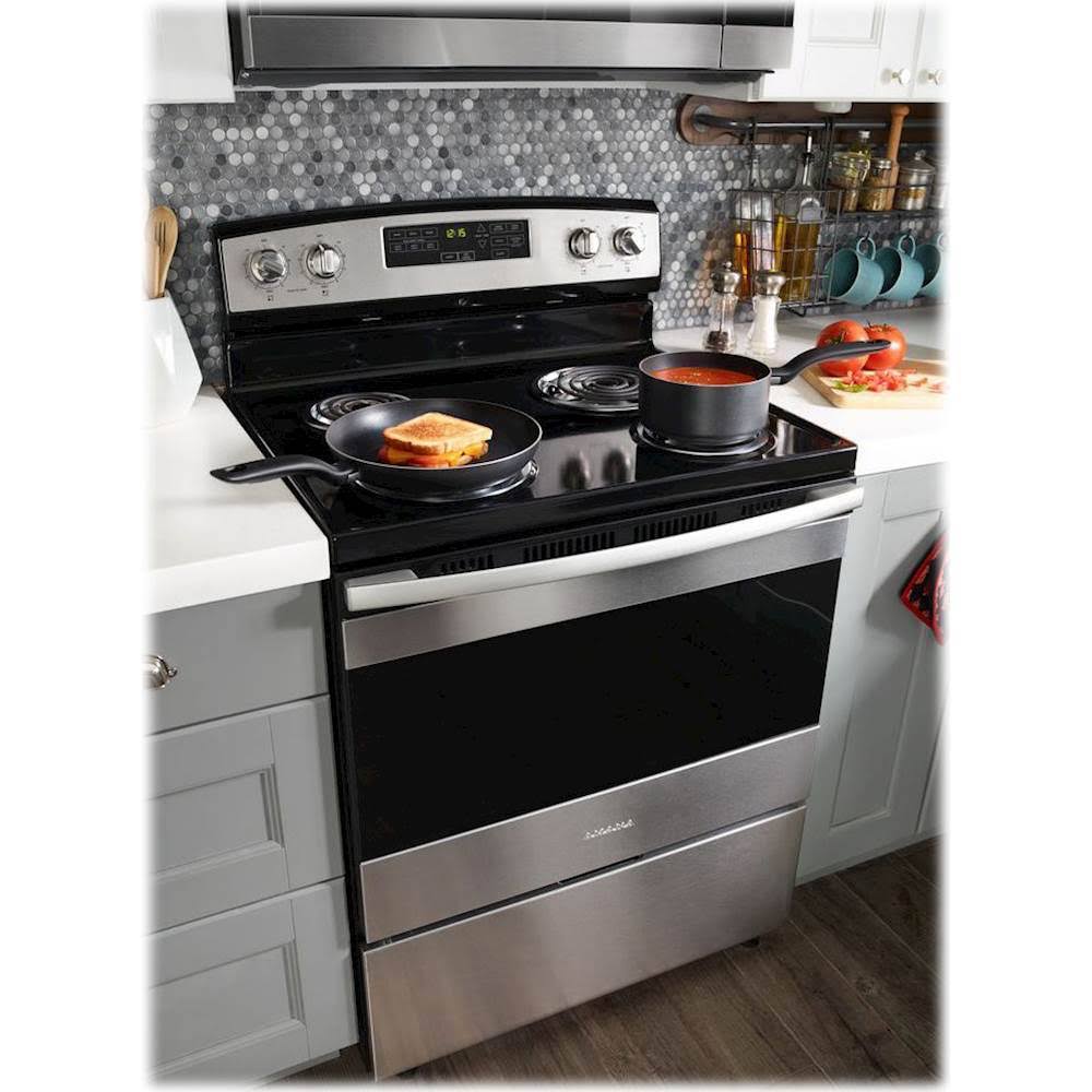 30-Inch Electric Range with Bake Assist Temps - Stainless Steel V5941