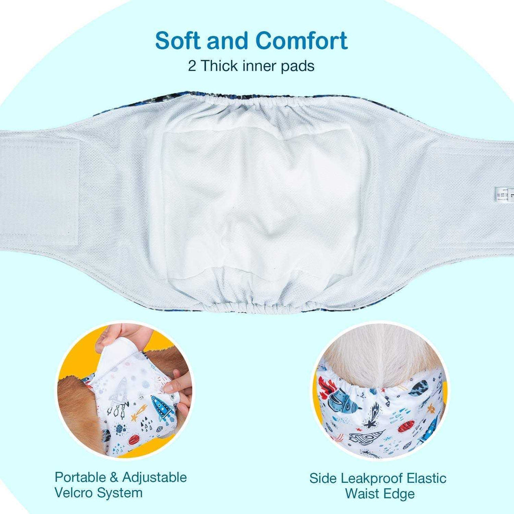 Washable Dog Diapers Male Dog Belly Bands O466723