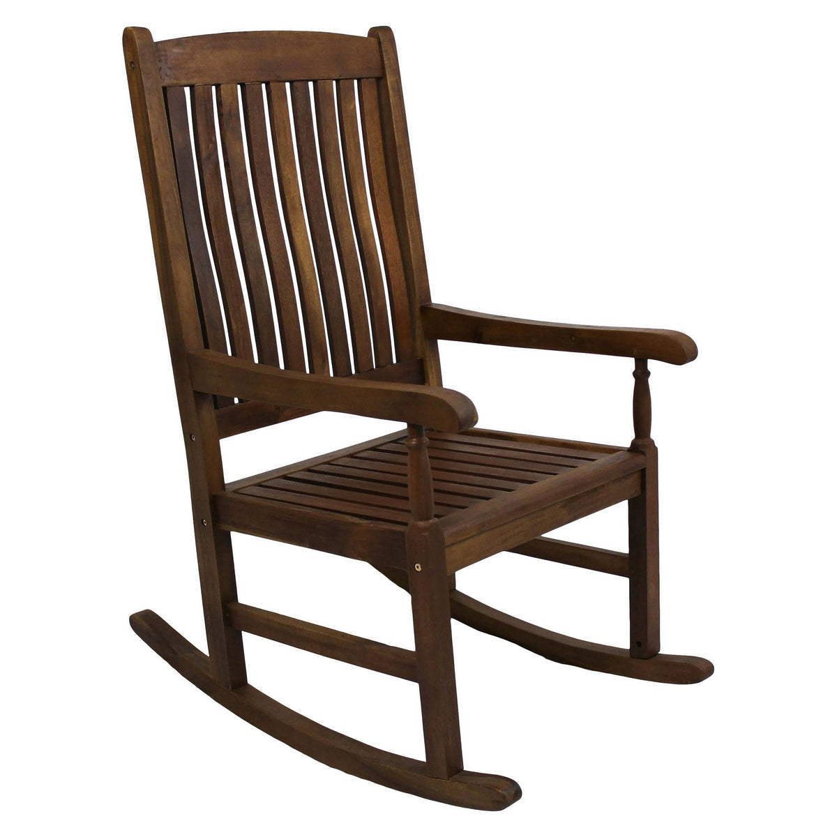 Wood High Back Patio Rocker P98682