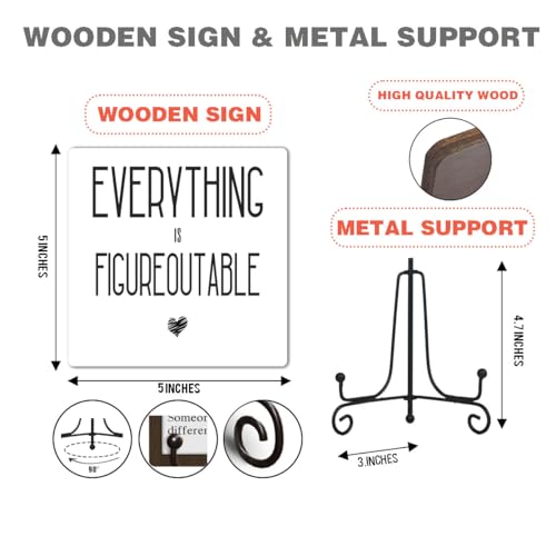 5 X 5 Inches Wooden Sign U335510