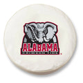 White Vinyl Fitted Car Tire Cover B1791