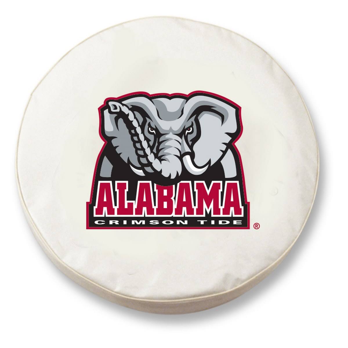 White Vinyl Fitted Car Tire Cover B1791