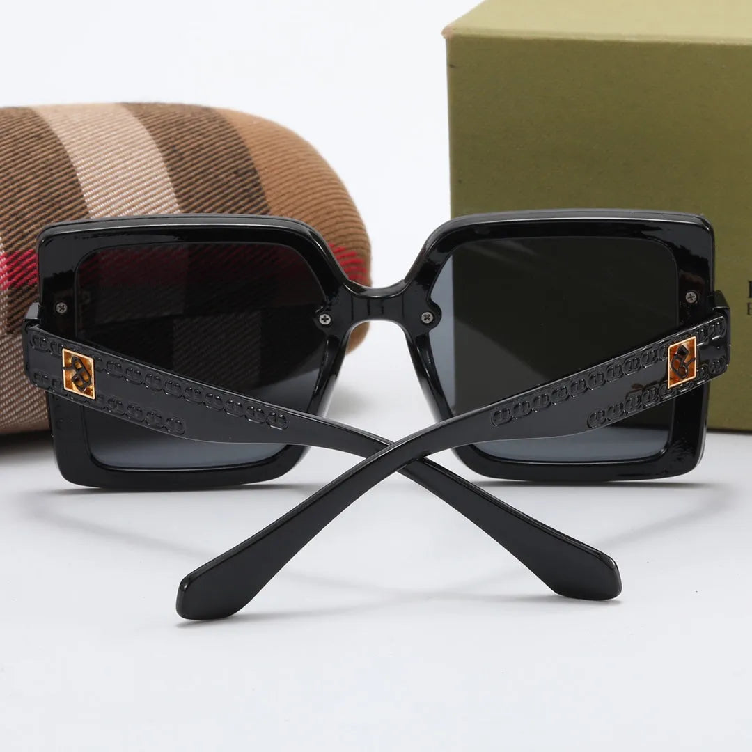 Square Frame Gradient Lens Polarized Sunglasses K291732