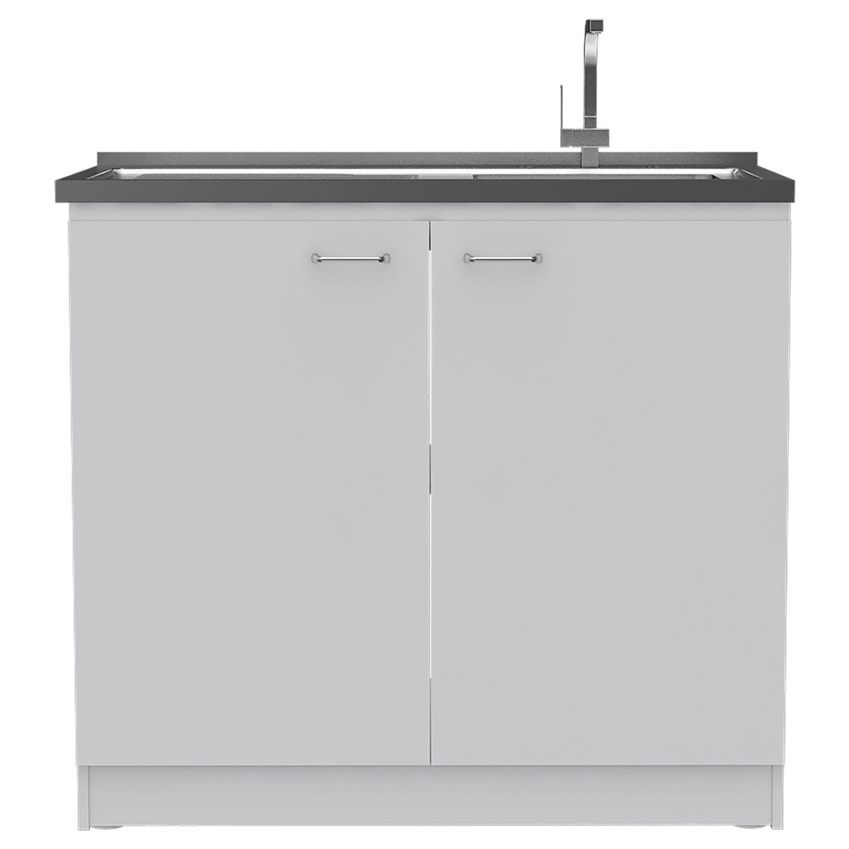 Espresso Utility Sink Cabinet X84171