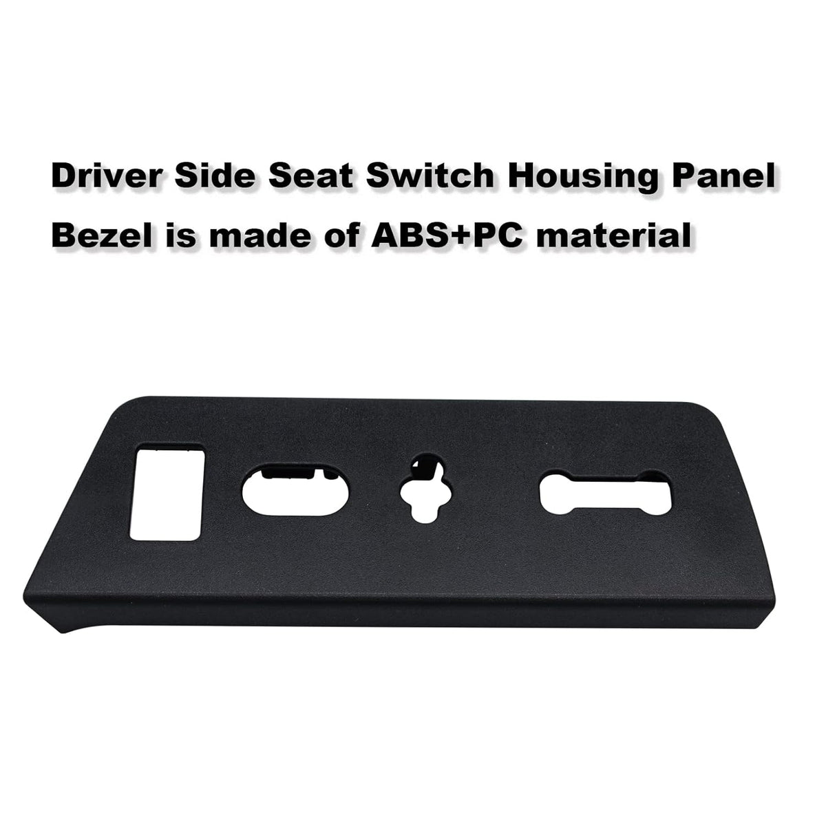 Driver Side Seat Switch Housing Panel Bezel Black Pack of 2 R910