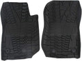 Black Front Row TPE Floor Mat Set for 2014-2018 Jeep Wrangler JK JKU A59678