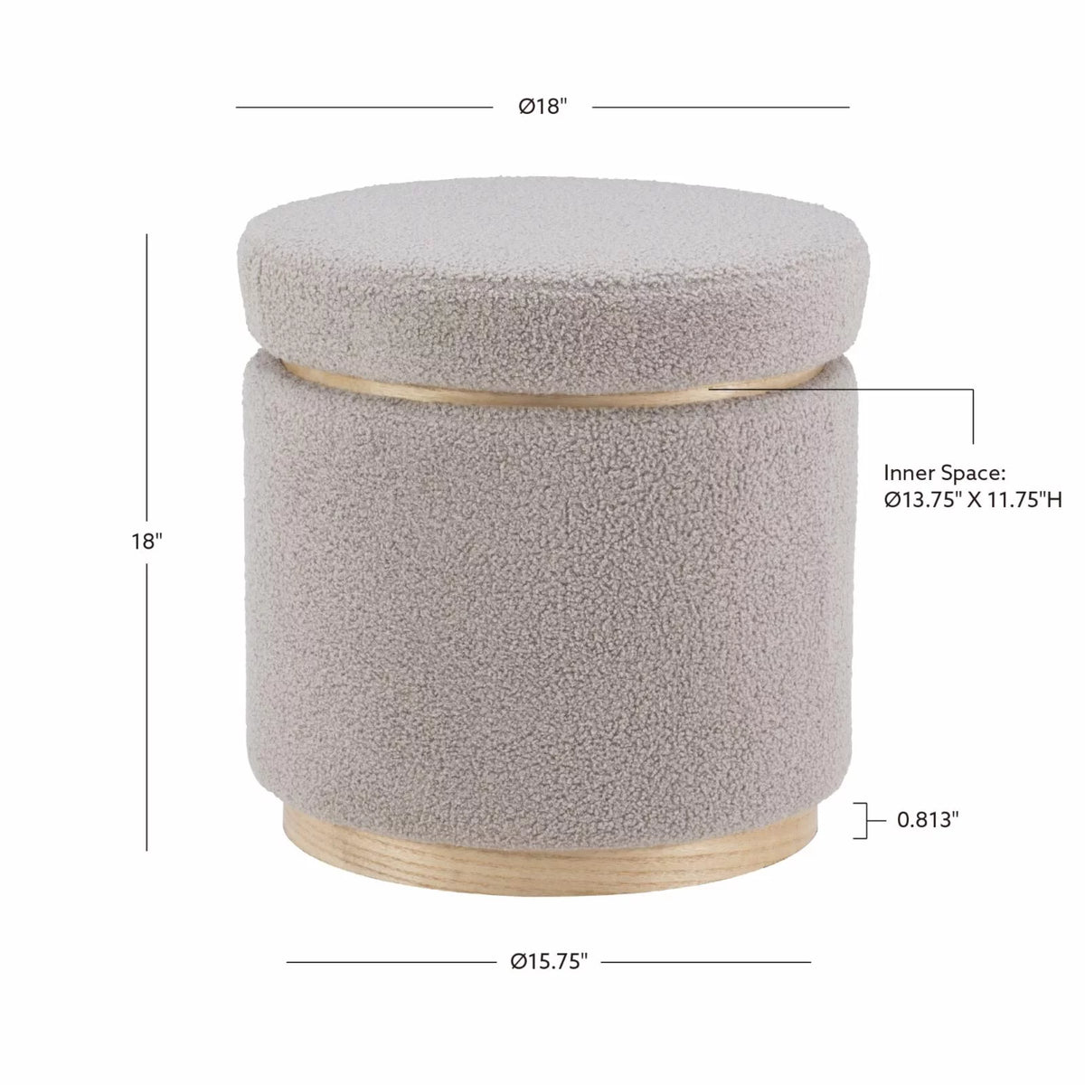 Storage Ottoman D372920