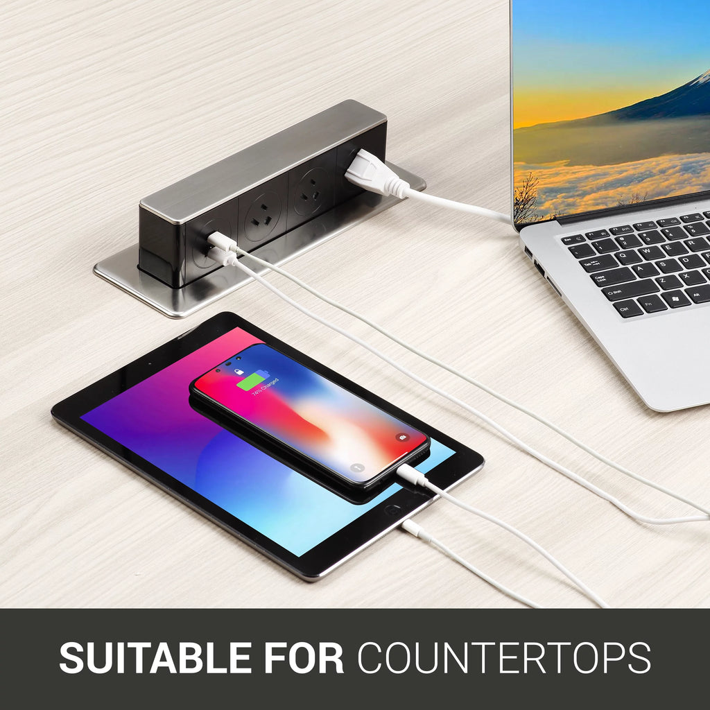 Pop up Outlet with 2 USB Ports & 3 Outlets G79859