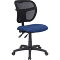Navy Blue Mesh Swivel Task Chair V9360