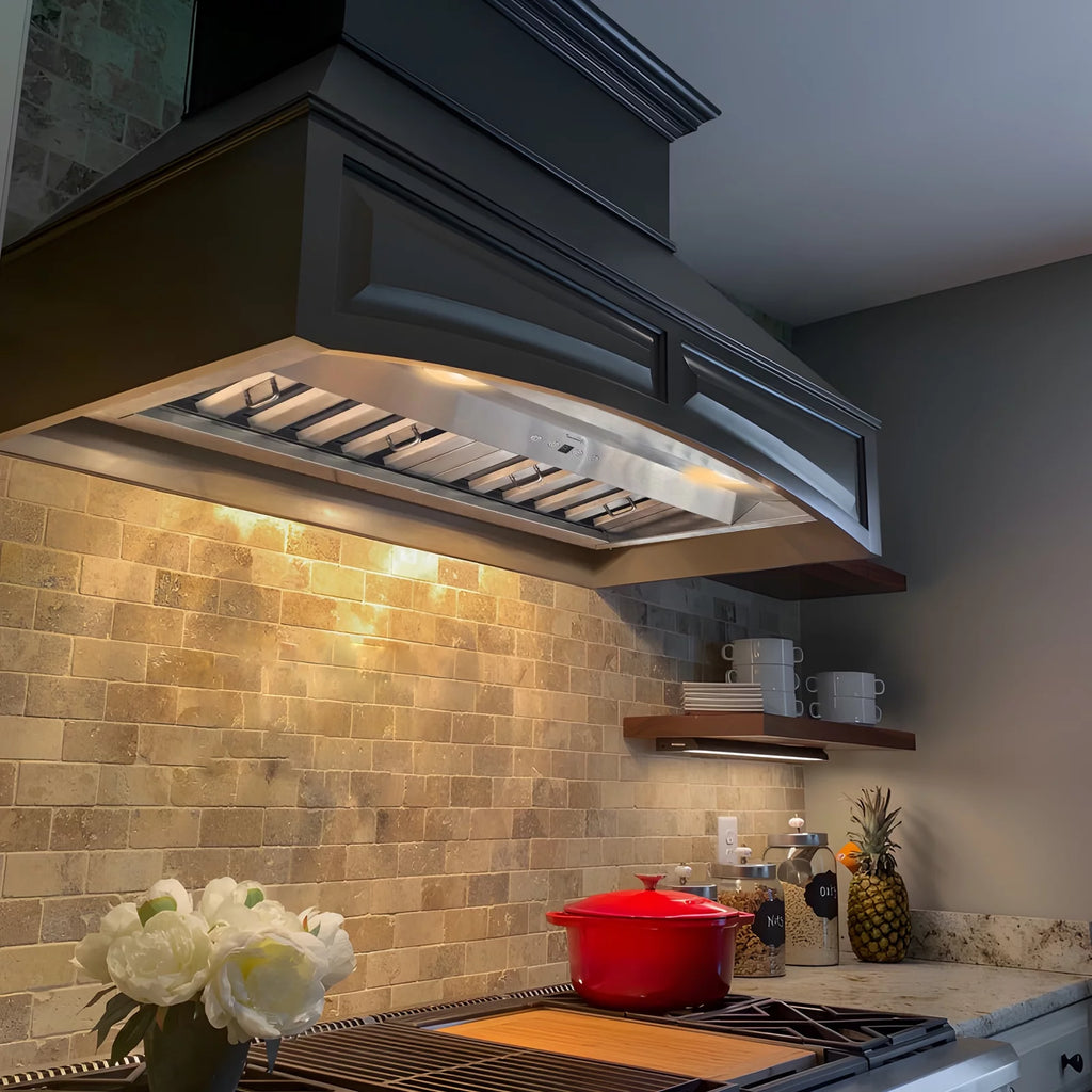 30 Inch Stainless Steel Ducted Range Hood Insert, 600 CFM E805