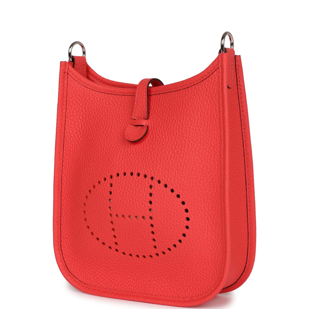 Rose Clemence Palladium Hardware Bag K74390