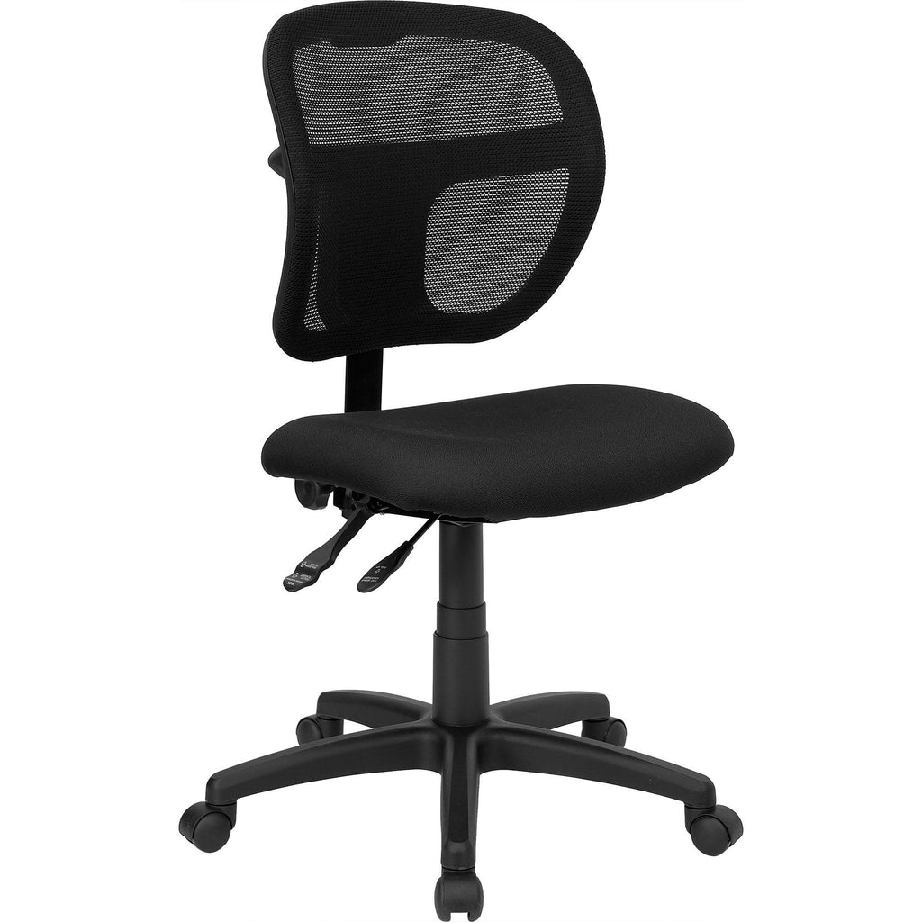 Navy Blue Mesh Swivel Task Chair V9360