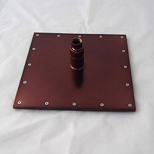Oil Rubbed Bronze Square Rainfall LED Shower Head R7012