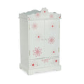 18 Inch Doll Clothes Storage Closet Armoire with 3 Notched Doll Clothes Hangers P37493