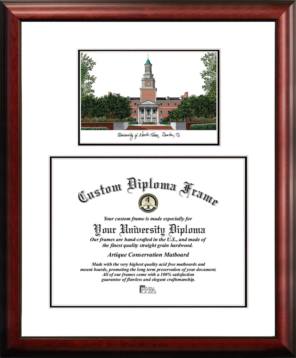 17W x 14H Diploma Frame G804