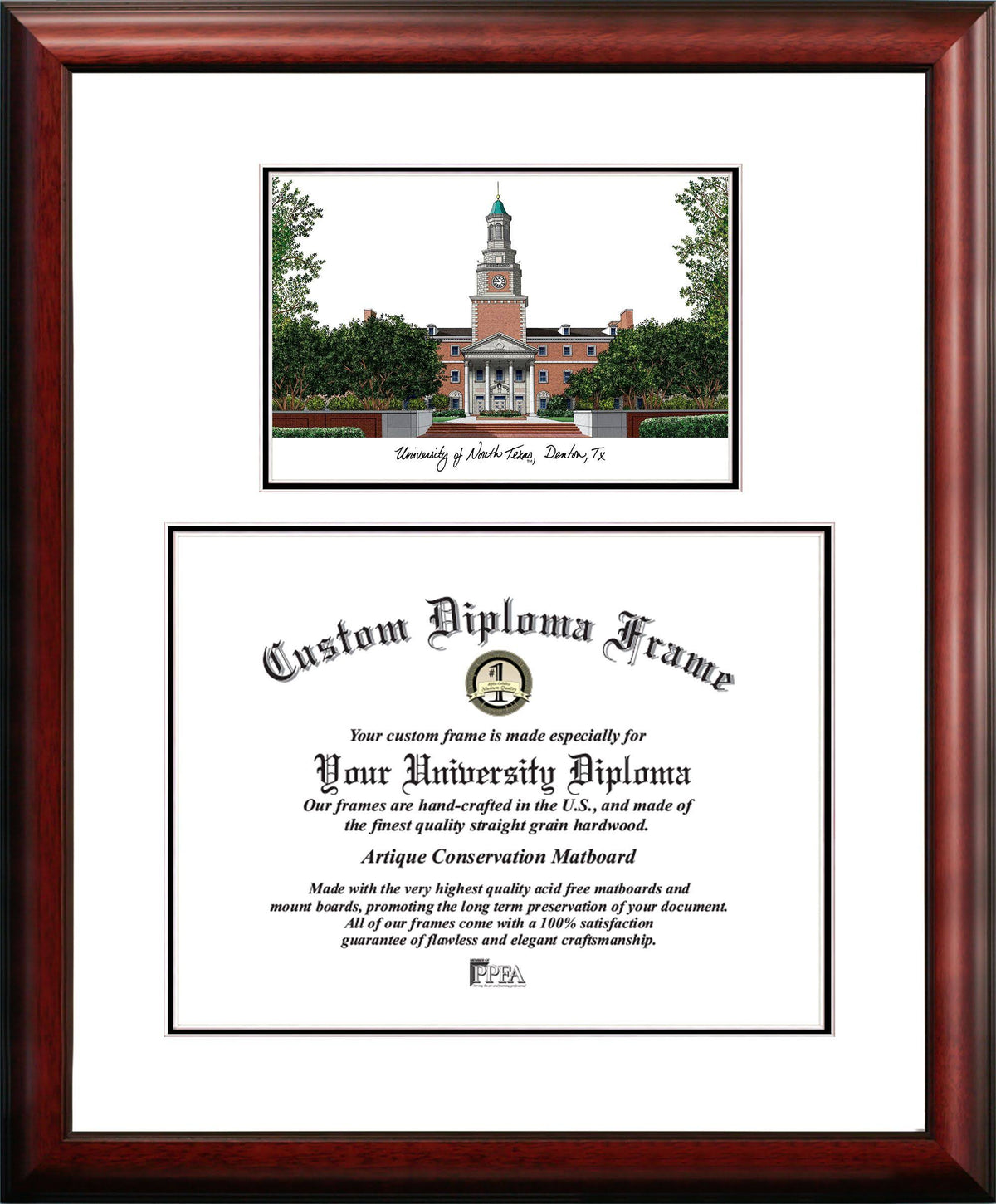 17W x 14H Diploma Frame G804