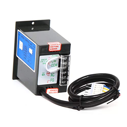 110V AC Single-Phase High Torque Electric Gear Motor with Speed Controller 0-45RPM 120W 30K C617